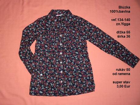 Farebná blúzka, yigga,140