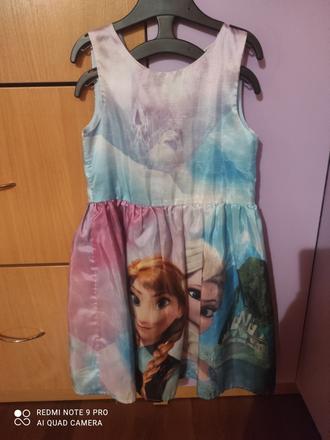 Šaty frozen elsa a anna hm 122, h&m,122