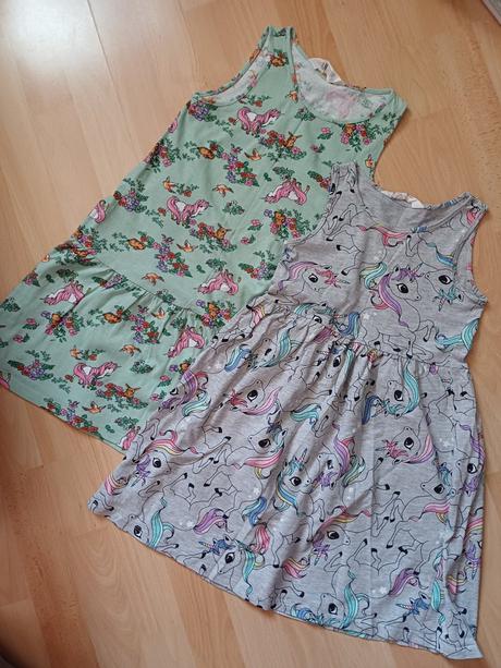 Letné šaty 122/128, h&m,122