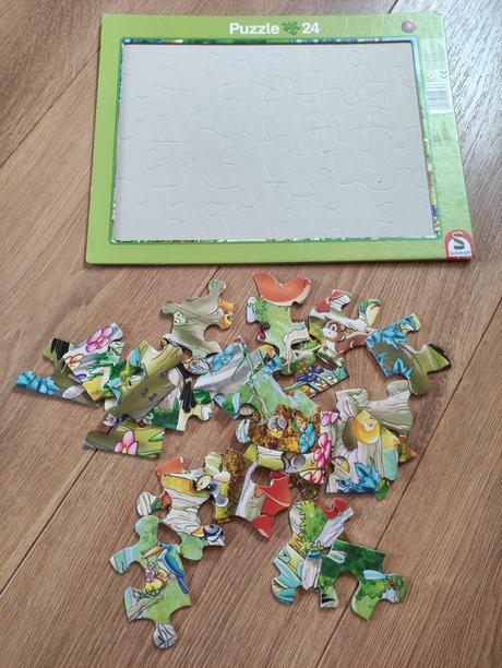 Puzzle zvieratka v lese,