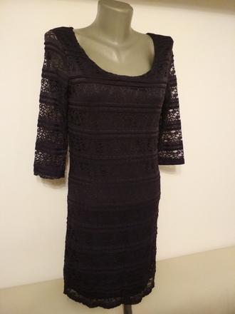 Čipkované šaty, fishbone,m