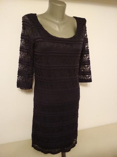 Čipkované šaty, fishbone,m