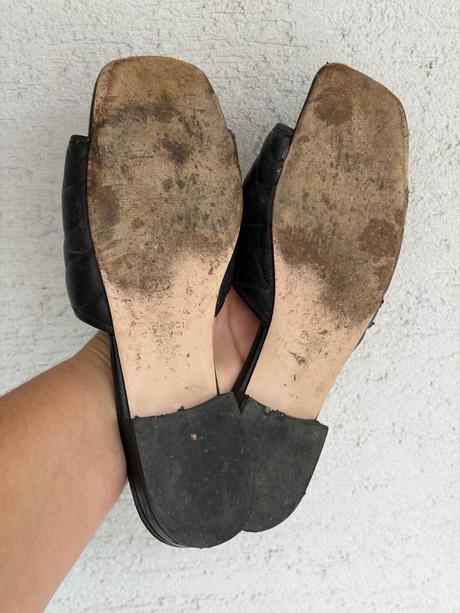Gucci marnont cierne kozene 37 slapky, gucci,37