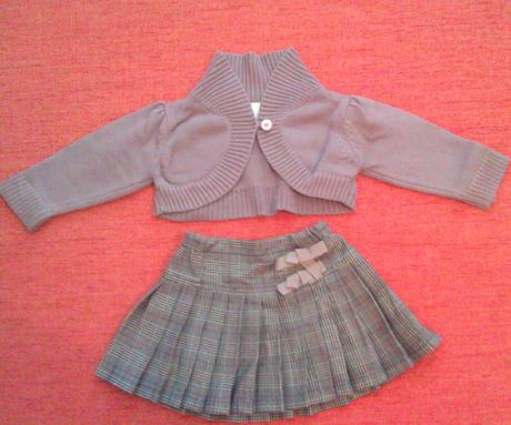 Krásna sukňa s bolerkom pre malú princeznú, 68–80