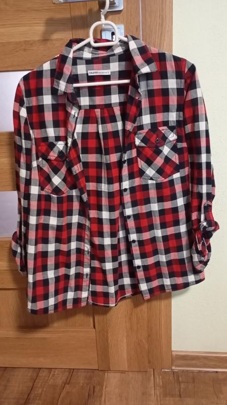 Kockovaná košela cropp, s