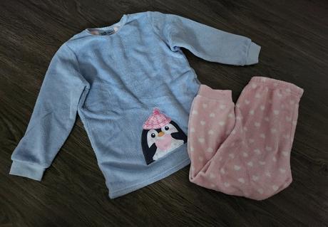 Chlpate pyžamo tučniak 110-116, kiki&koko,116