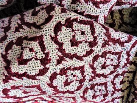 Hrubá čalúnnická látka obojstranná/záves - 2 ks, 