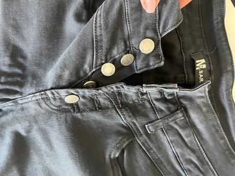 Dámske čierne rifle, s