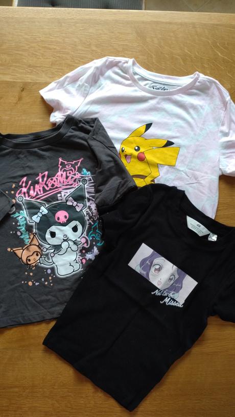 Trička crop, h&m,140