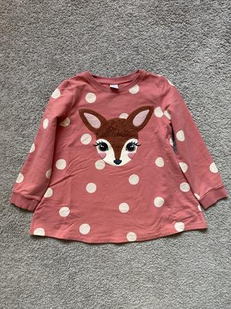 Zateplená mikina- tunika lindex, lindex,122