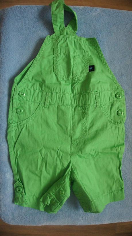 Zelené letné nohavice na traky, f&f,80