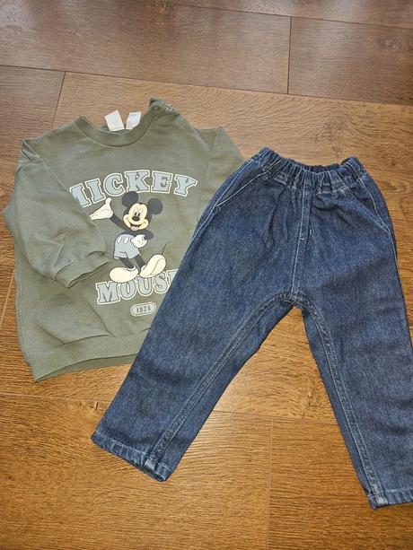 Súprava mickey, h&m,80