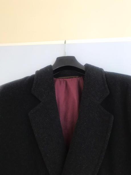 Kašmírový vlnený kabát, xl