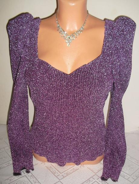 Shein luxusny trblietavy topik, m