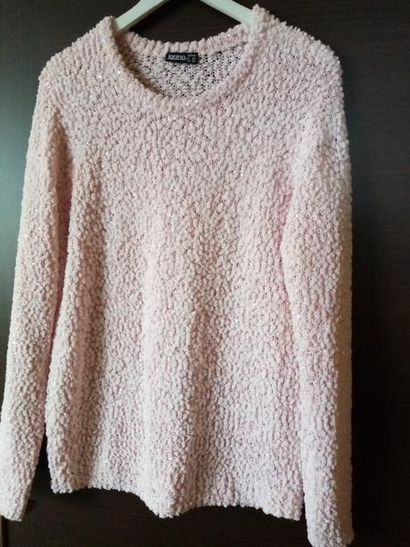 Dámsky sveter veľkosť 42, ružový, 42