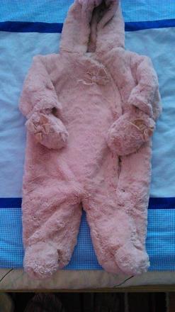 Chlpatý overal+čiapočka, cherokee,68