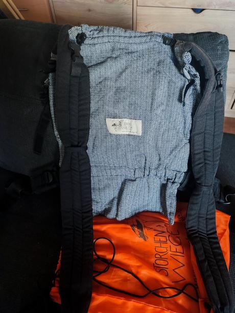 Šatkový poloviazací nosič storchenwiege, storchenwiege