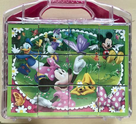 Minie kocky kufrik puzzle, 