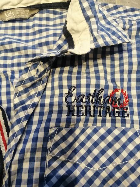 Kockovaná košeľa lindex v146-152, čistá bavlna, lindex,146