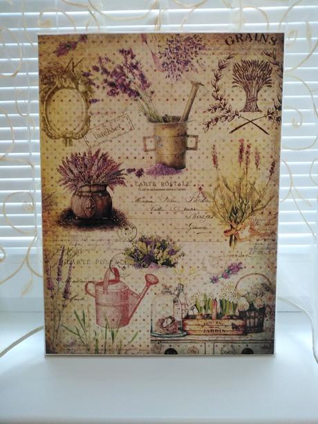 Handmade vintage obraz,