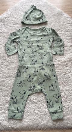 Zelenkasta suprava snoopy h&m, h&m,62