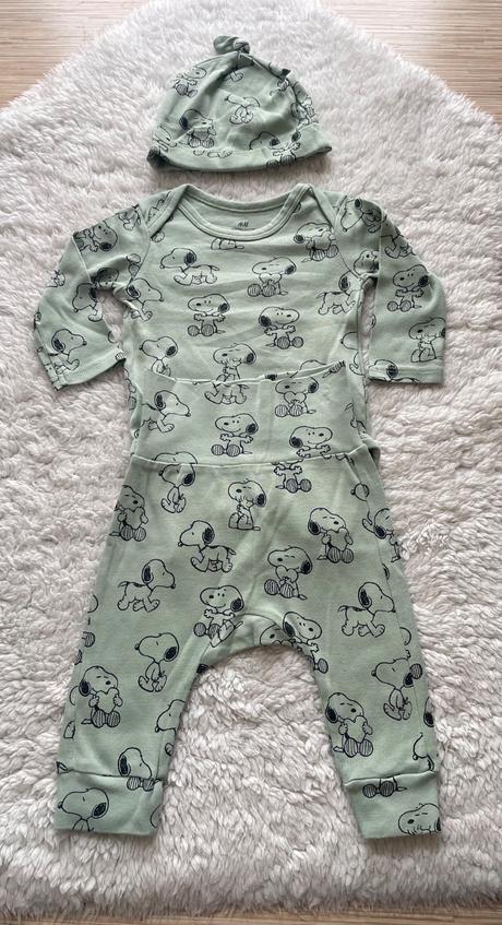 Zelenkasta suprava snoopy h&m, h&m,62
