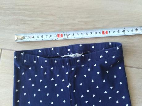 Legíny tenké so srdiečkami, h&m,92