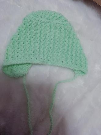 Pletená čiapka pre bábatko 0-6 mes., 