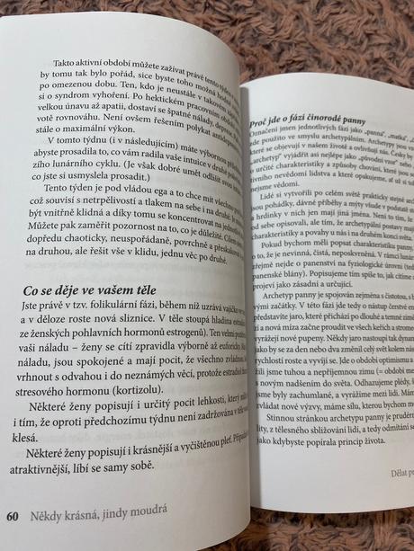 Někdy krásná, jindy moudrá slaďte diář s hormony,