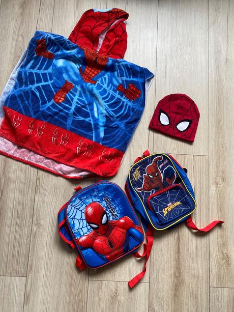 Spiderman set 2x ruksak, ciapka, osuska, disney,116