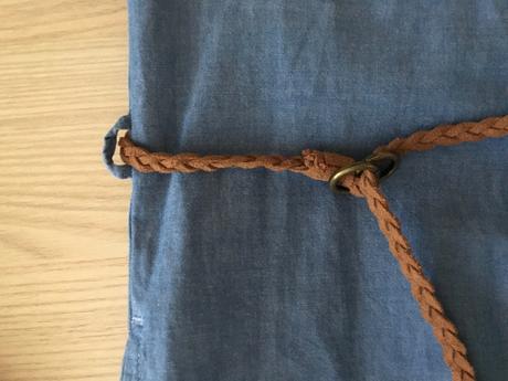 Rifľové šaty, h&m,146