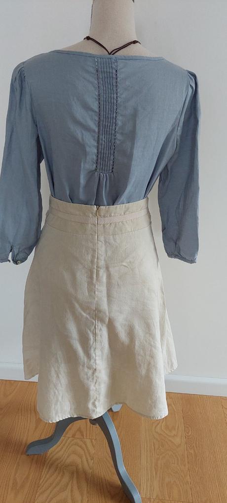 Hallhuber ľanová sukňa, s