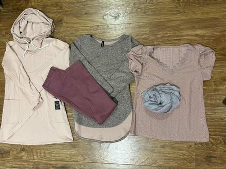 Predám dámske ružové veci, s/m, m