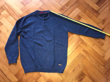 Tmavomodrý pánsky pulóver , sveter - s. oliver, s.oliver,xl