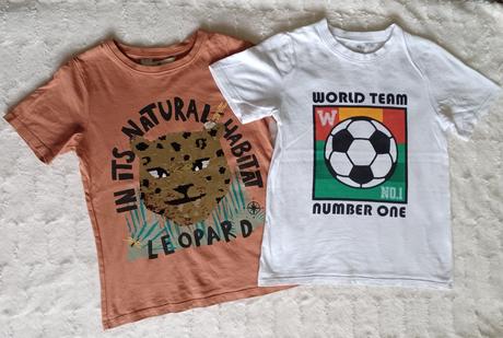 2x tričko h&m veľ. 122/128, h&m,122