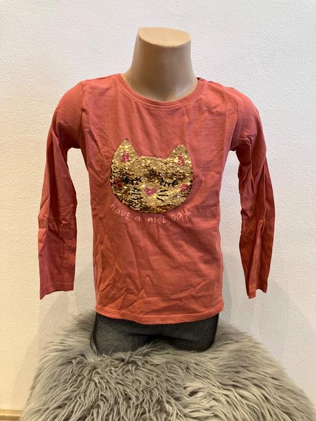 Dievčenské tričko s flitrami (116), sinsay,116