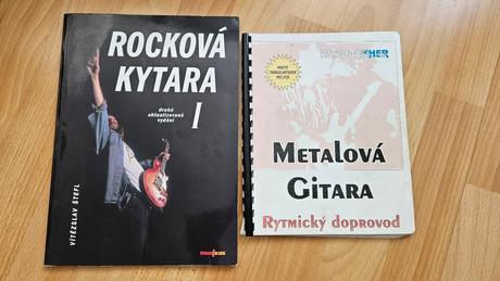 Knihy rocková gitara i a metalová gitara, 