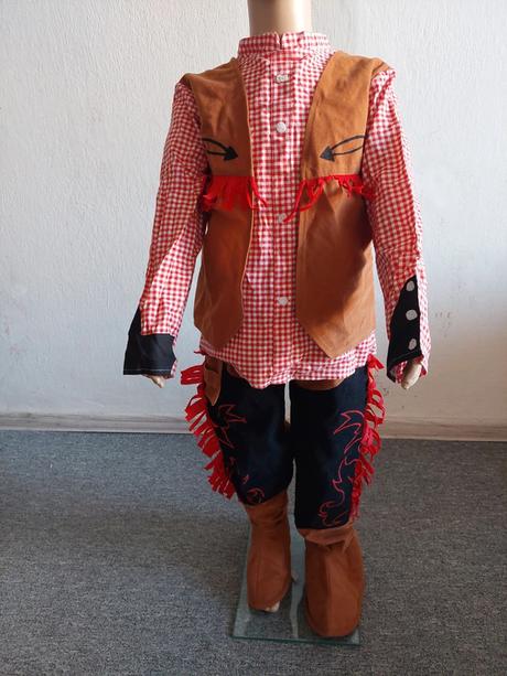 Kovboj - kovbojka komplet kostým veľ.110-122,