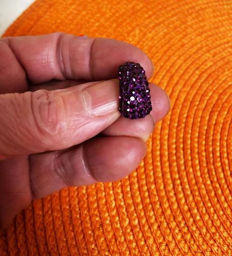 Štrasové náušnice/gondolky, 