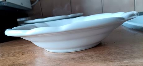 3x retro hlboký tanier, 