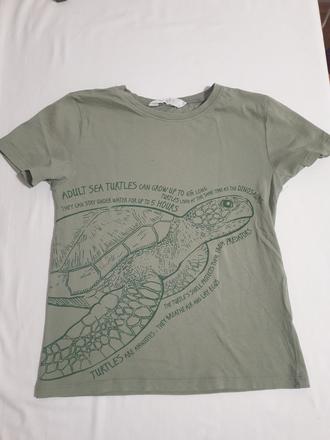 Ľahké tričko s krátkym rukávom, h&m,122