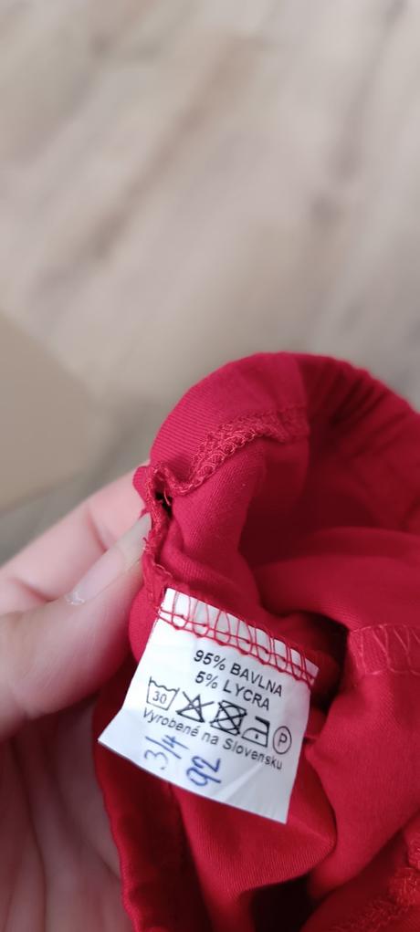 Trojštvrťové nohavice, 92