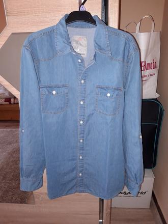 Košeľa riflova originál, m