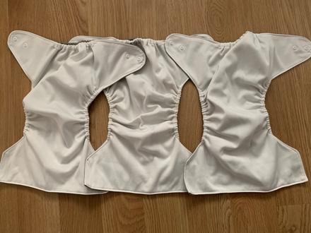 3x vrchné nohavičky plienkové diappy 3-15 kg, petite&mars