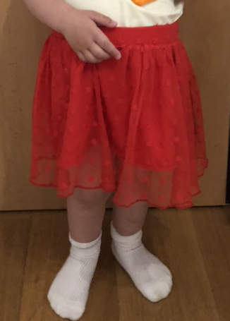 Červená sukňa 92/98, 92