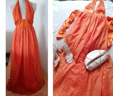 Krásne tylové šaty, s