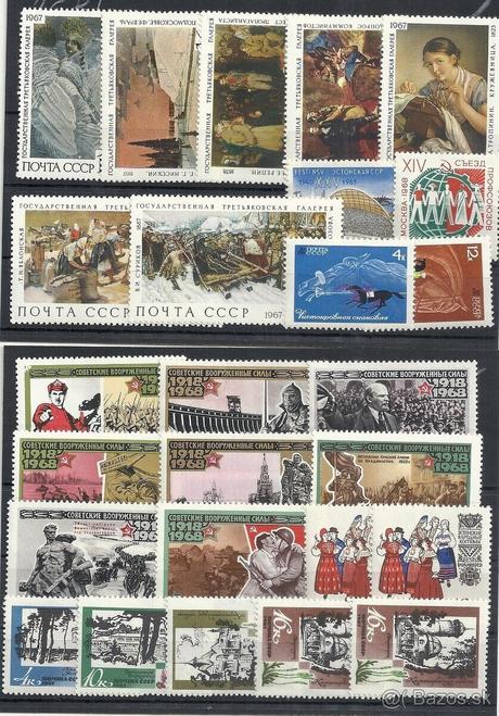 Známky, zbierka, rôzne štáty,