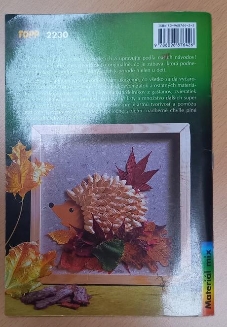 Knižka  tvoríme z prirodných materiálov, 