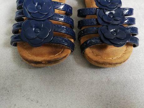 Modré sandálky 24, h&m,24