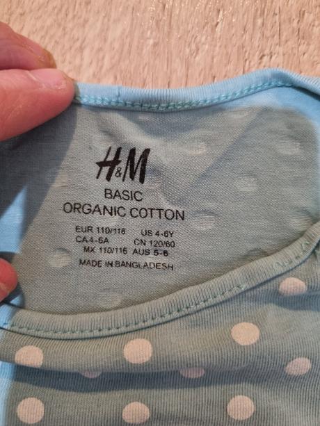 Bodkovane tricko, h&m,110